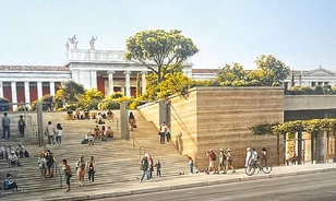 Athens museum extension redesigned to preserve historic views