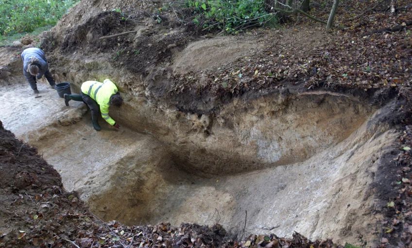 Ruhr excavations trace early coal-mining tunnel