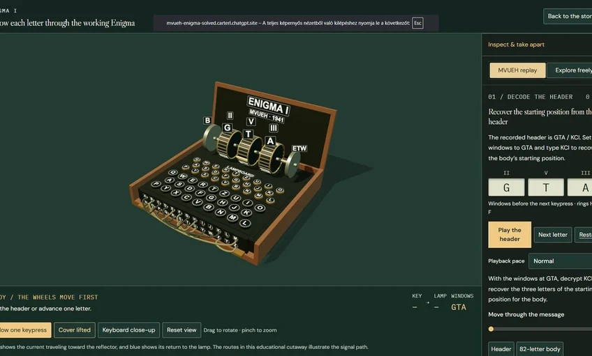AI reportedly deciphers 1941 Enigma message