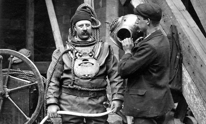 William Walker’s underwater work saved Winchester Cathedral